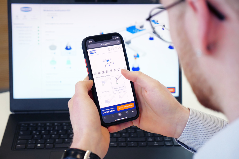 With the new PXT configurator, integrators create their own individual gripper, which they can also expand later and adapt to new situations.