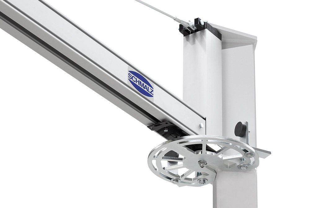 Slewing angle limiter