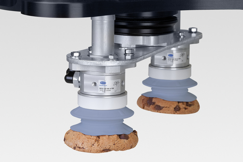 Bellows Suction Cups FSGA SI-MD (1.5 Folds)