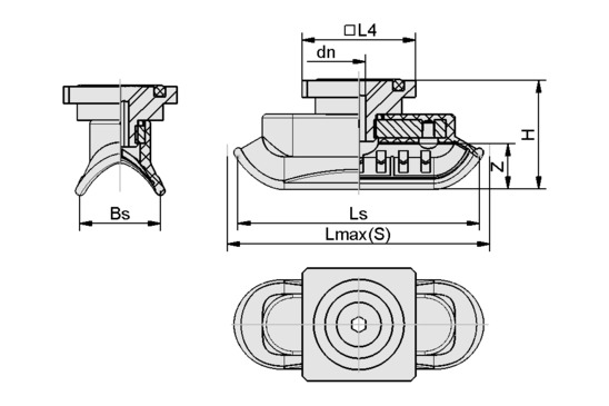 SAOK 70x25 NBR-60 RA