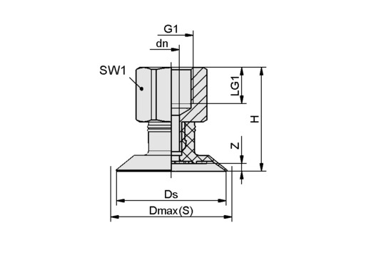 SGPN 40 SI-50 G1/4-IG