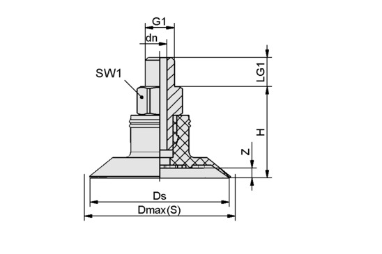 SGPN 40 HT1-60 G1/8-AG
