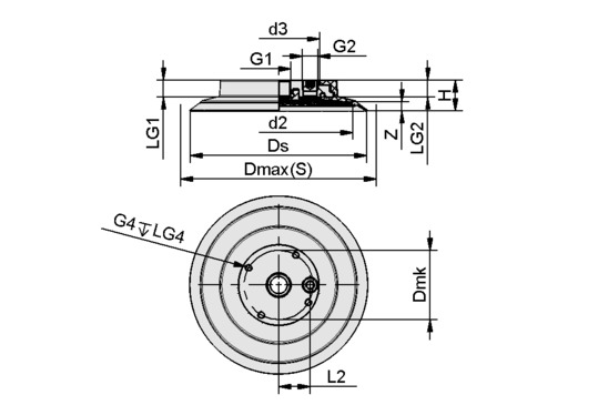 SGF-HS 150 EPDM-55 G1/2-IG