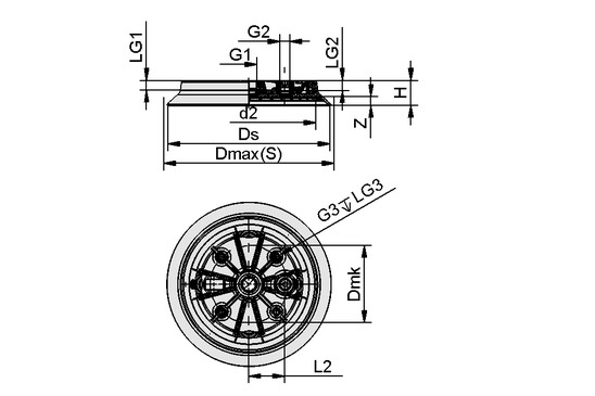 SUF 160 NBR-60 G1/2-IG