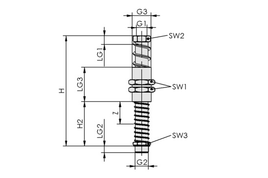 FSTA-HD G3/8-AG 25