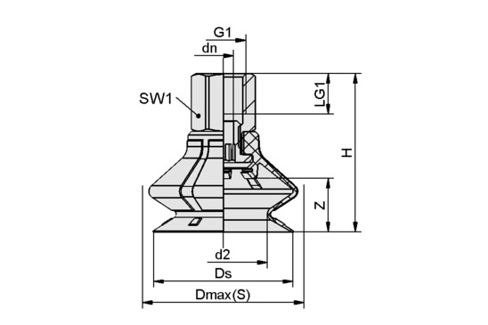 SPB1 50 ED-65 G1/4-IG