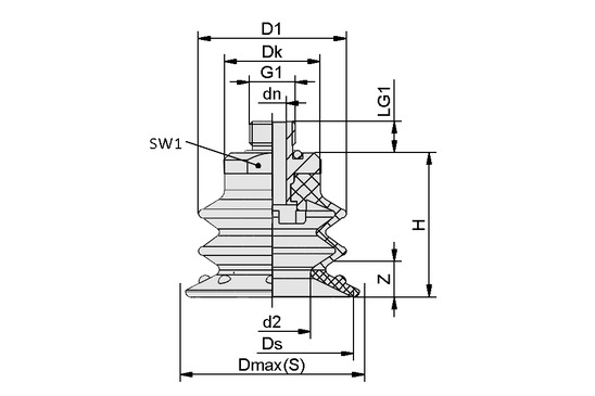 SDC2 40 PU 30/60 G1/4-AG