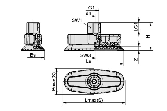 SAOXM 80x30 ED-85 G1/4-IG