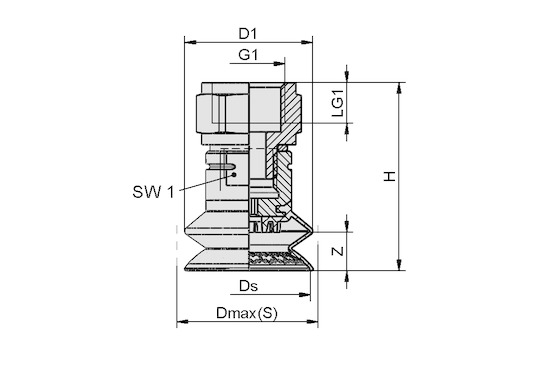 SAXB 20 ED-85 G3/8-IG