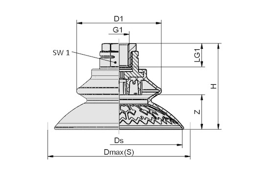 SAXB 100 ED-85 G1/4-IG