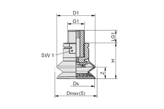 SAXB 40 ED-85 M16-AG