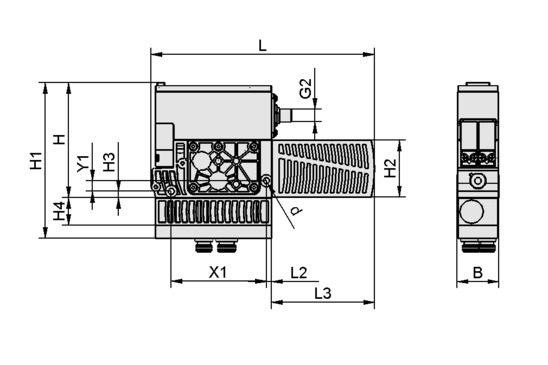 SXMPi 25 NC Q 2xM12-5
