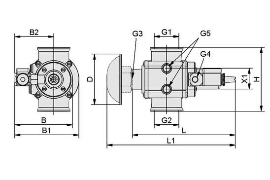 EMVP 50 230V-AC 3/2 NC